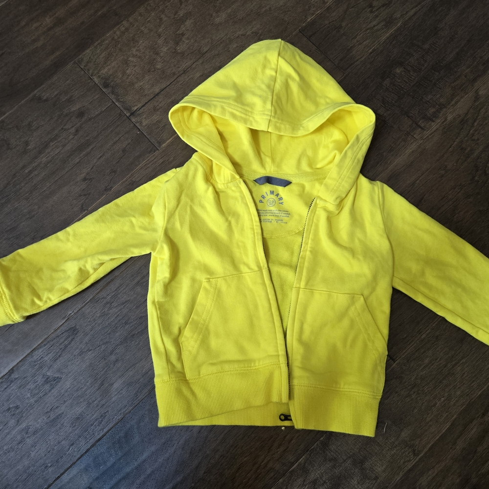 Primary Bright Yellow Hoodie